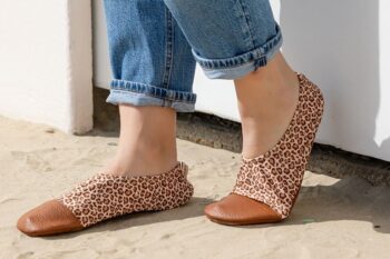 Chausson Léon adultes motif léopards
