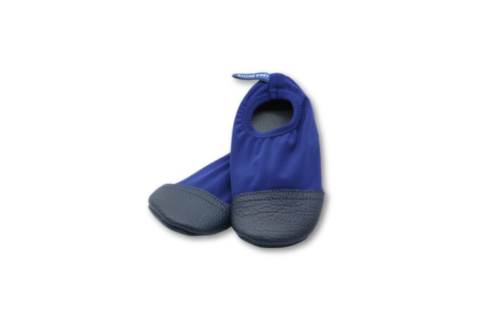 chaussons bleu marine pour enfants