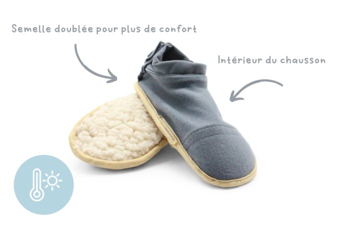 Chaussons semelle souples enfants