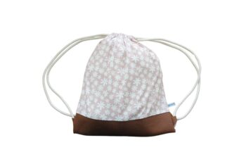 sac à dos Marguerites sur fond blanc