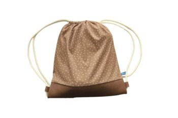 sac à dos Pois sur fond blanc