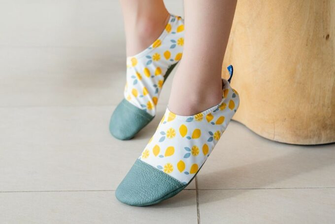 Chaussons les citrons jaunes