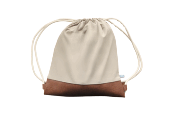Sac à dos beige et marron pour enfant