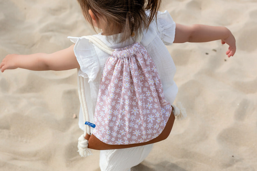 Sac à dos à motif marguerites pour enfant