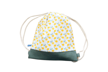 Petit sac à dos pour enfant à motif citrons jaunes