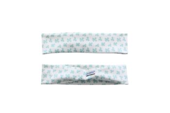 Le bandeau tissu trèfles avant et arrière