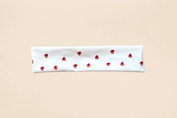 Bandeaux au motif petits cœurs bicolores