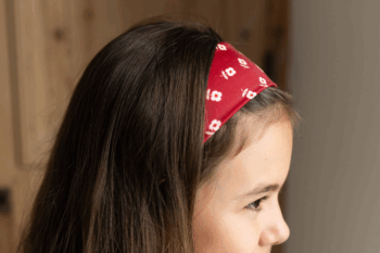 Bandeaux au motif petits coquelicots