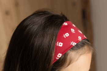 Bandeaux au motif petits coquelicots