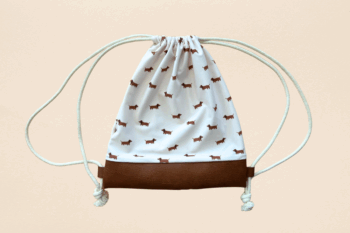 Sacs à dos au motif petits teckels