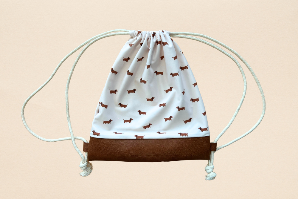 Sacs à dos au motif petits teckels