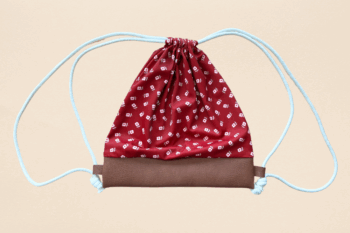 Sacs à dos au motif petits coquelicots