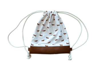Sacs à dos au motif petits teckels