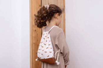 Sacs à dos au motif petits teckels