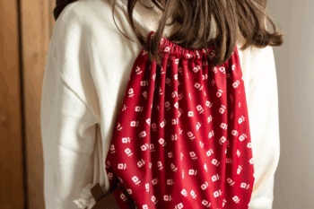 Sacs à dos au motif petits coquelicots