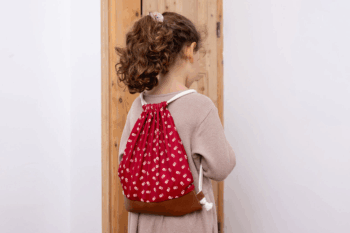 Sacs à dos au motif petits coquelicots