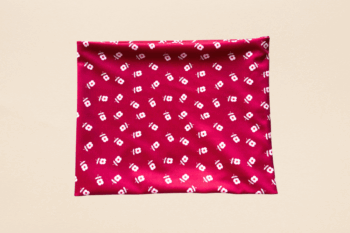 Tours de cou au motif petits coquelicots