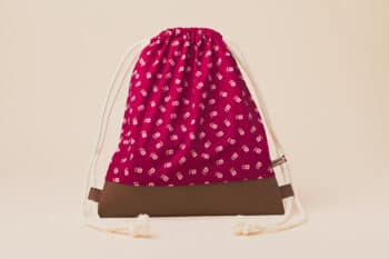 Les Petits Sacs Coquelicots de face sur fond blanc