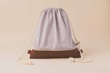Les Petits Sacs Vichy de face sur fond blanc