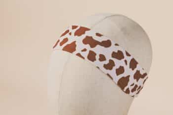 Les Petits Bandeaux Vaches sur fond blanc