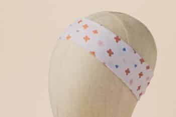 Les Petits Bandeaux Fleurs sur fond blanc