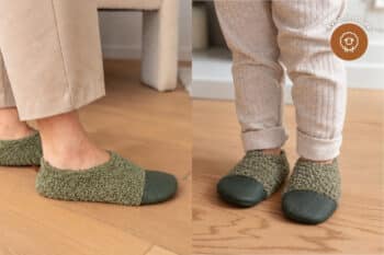 Les Petites Bouclettes Gris vert pour enfant et adulte