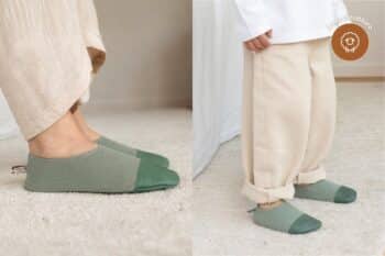 Les Petits Tricots Vert amande pour enfant et adulte